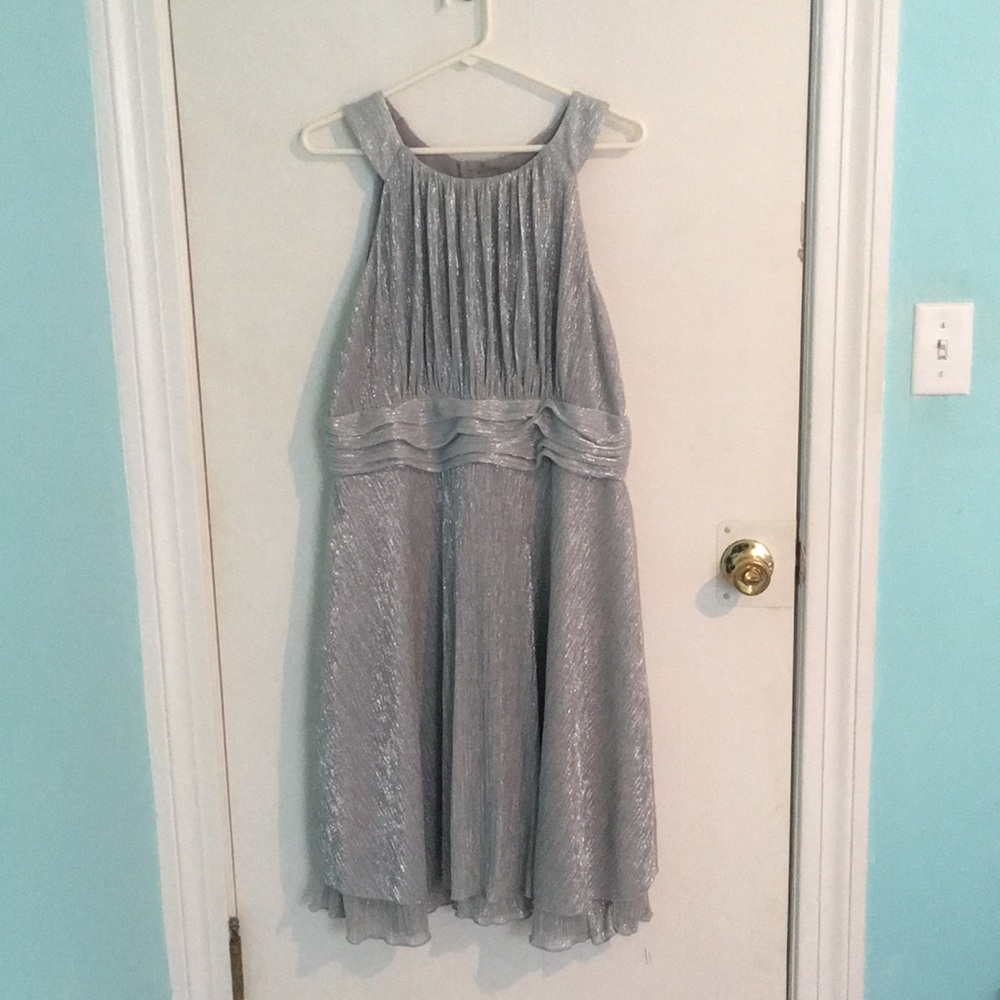 Sparkly silver dress